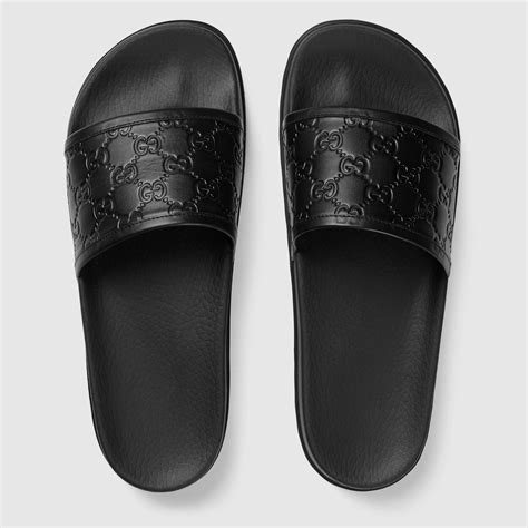 mens gucci slides cheap|gucci slides men 10.